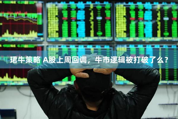 珺牛策略 A股上周回调，牛市逻辑被打破了么？
